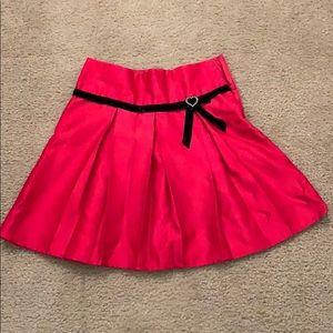 Girls Red Skirt